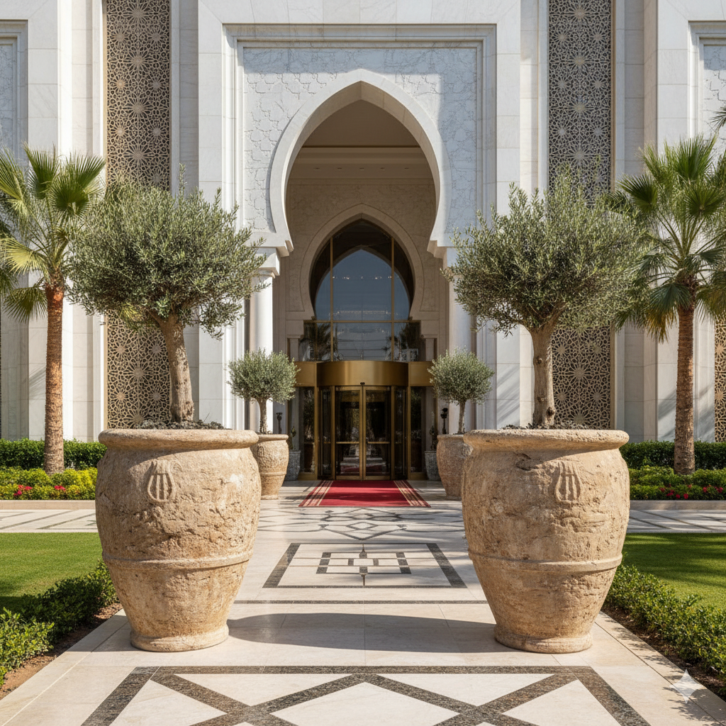 Large Outdoor Planters: Durable Designs for Hotels, Villas, and Landscapes