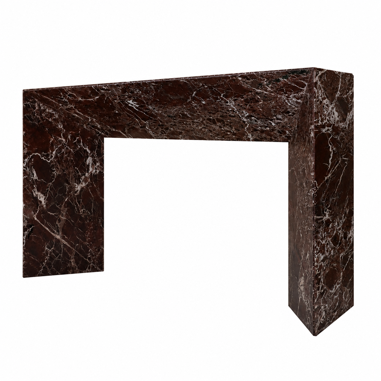 Rosso Luxe Marble Console