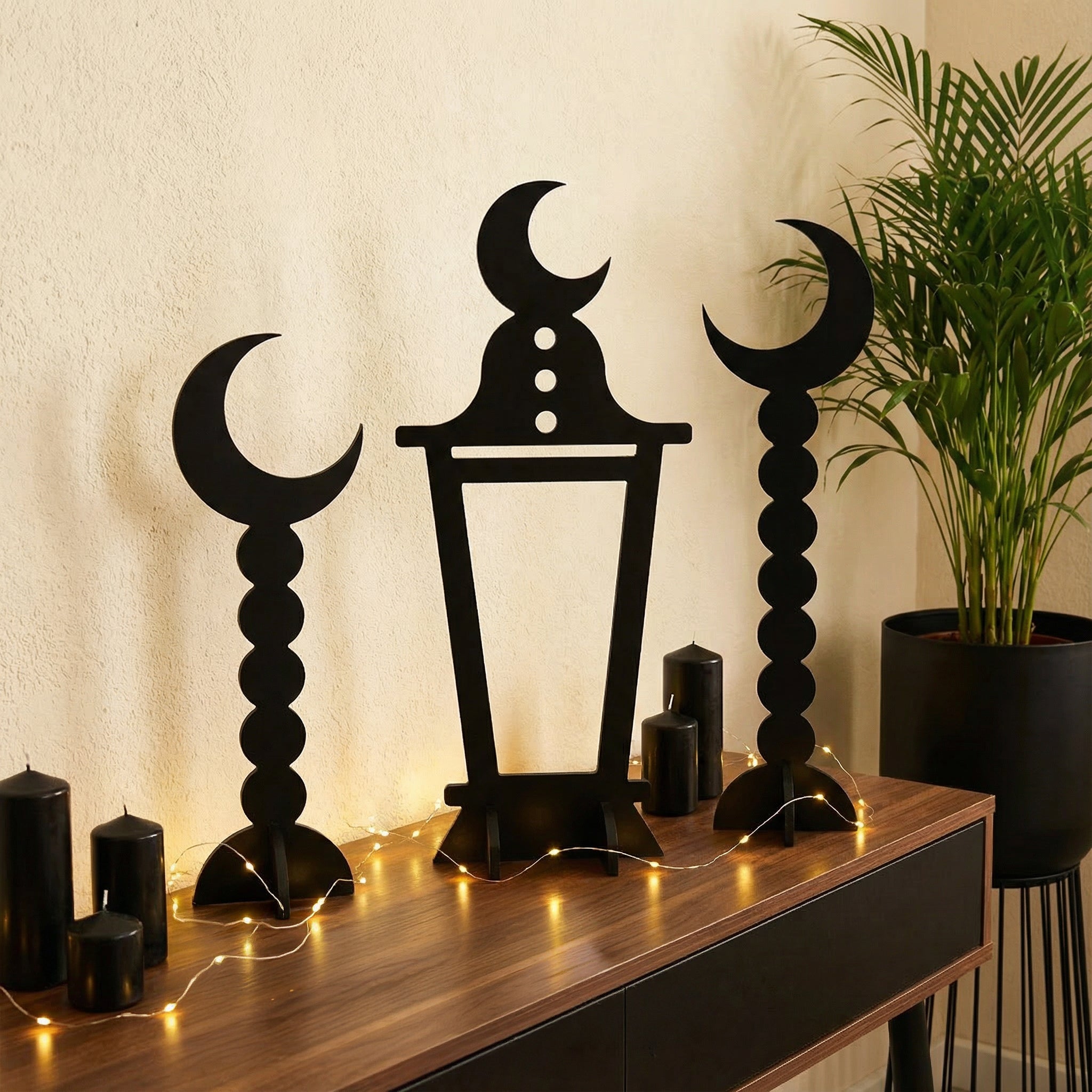 Wooden Hilal Stand