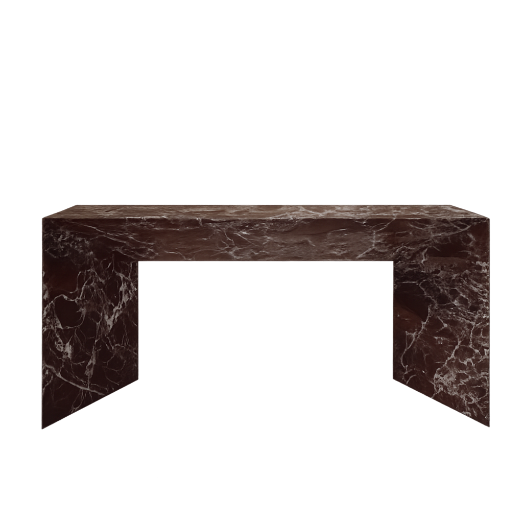 Rosso Luxe Marble Console