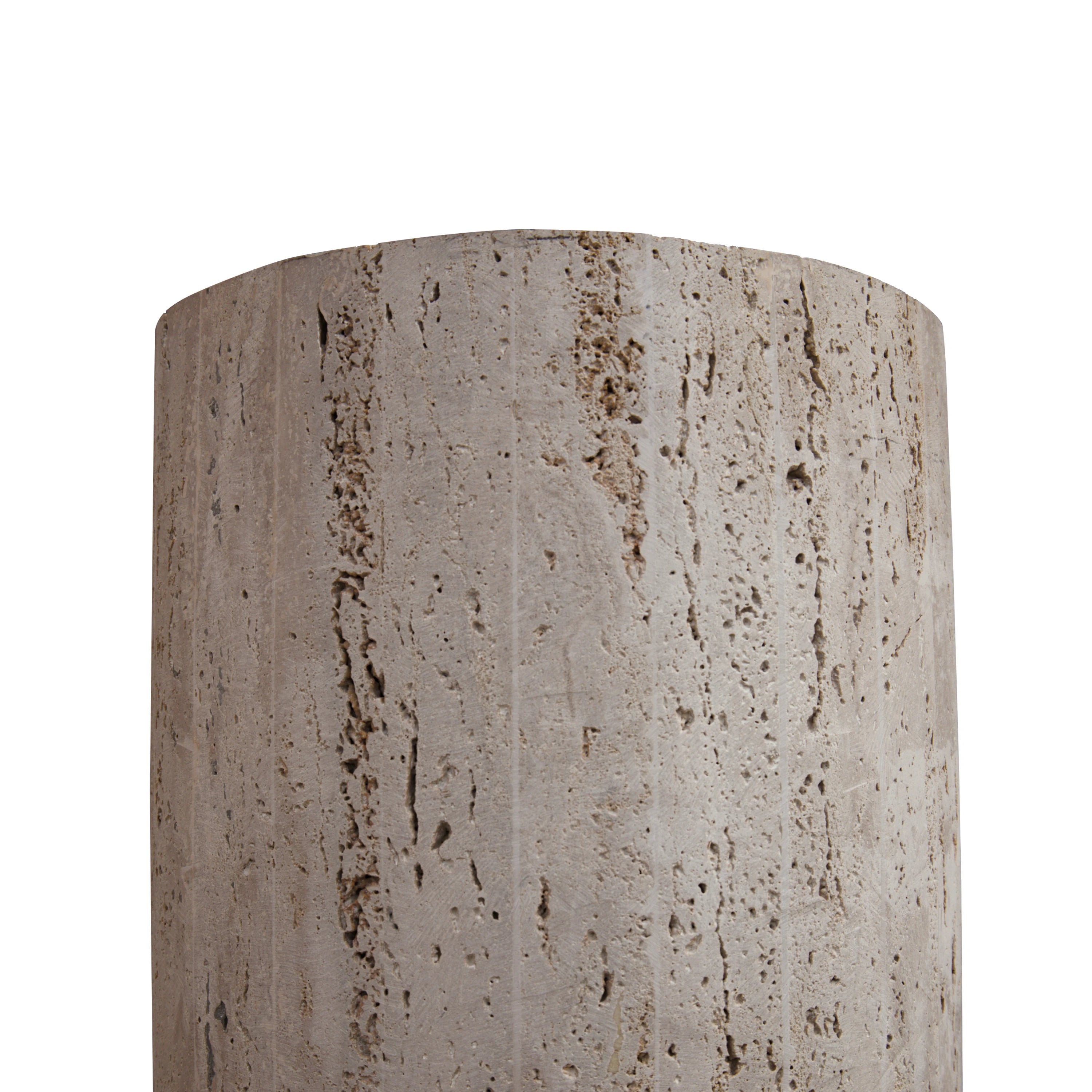 Amphora Travertine Vase