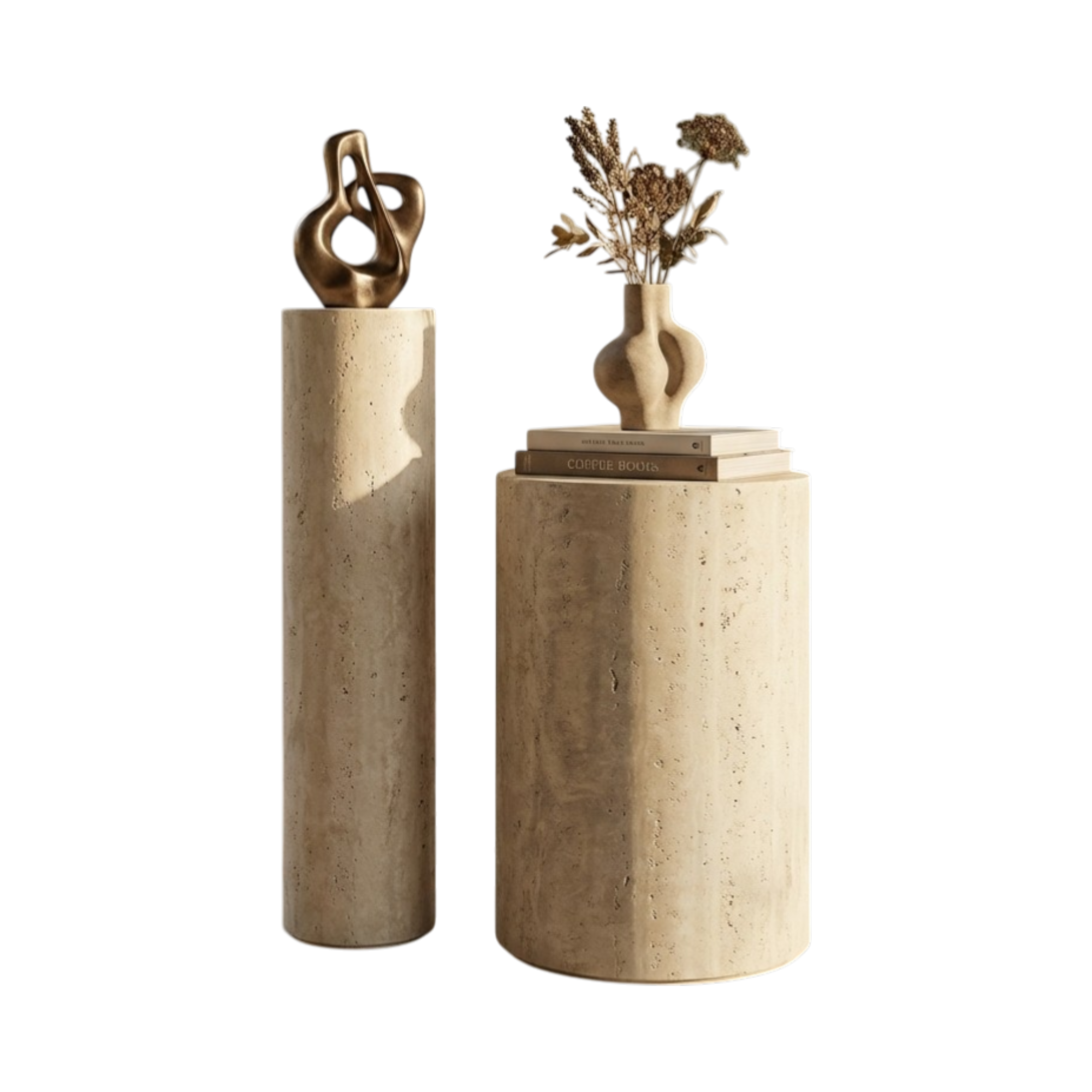 The Arco Travertine Plinth