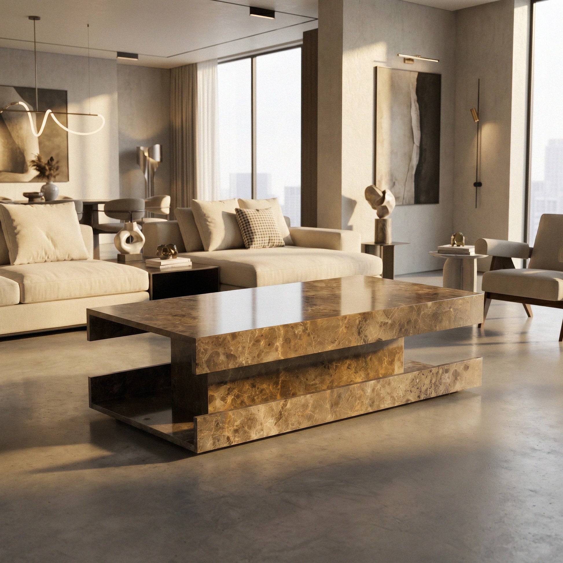 Antoinette Coffee Table - Marbeya Charm