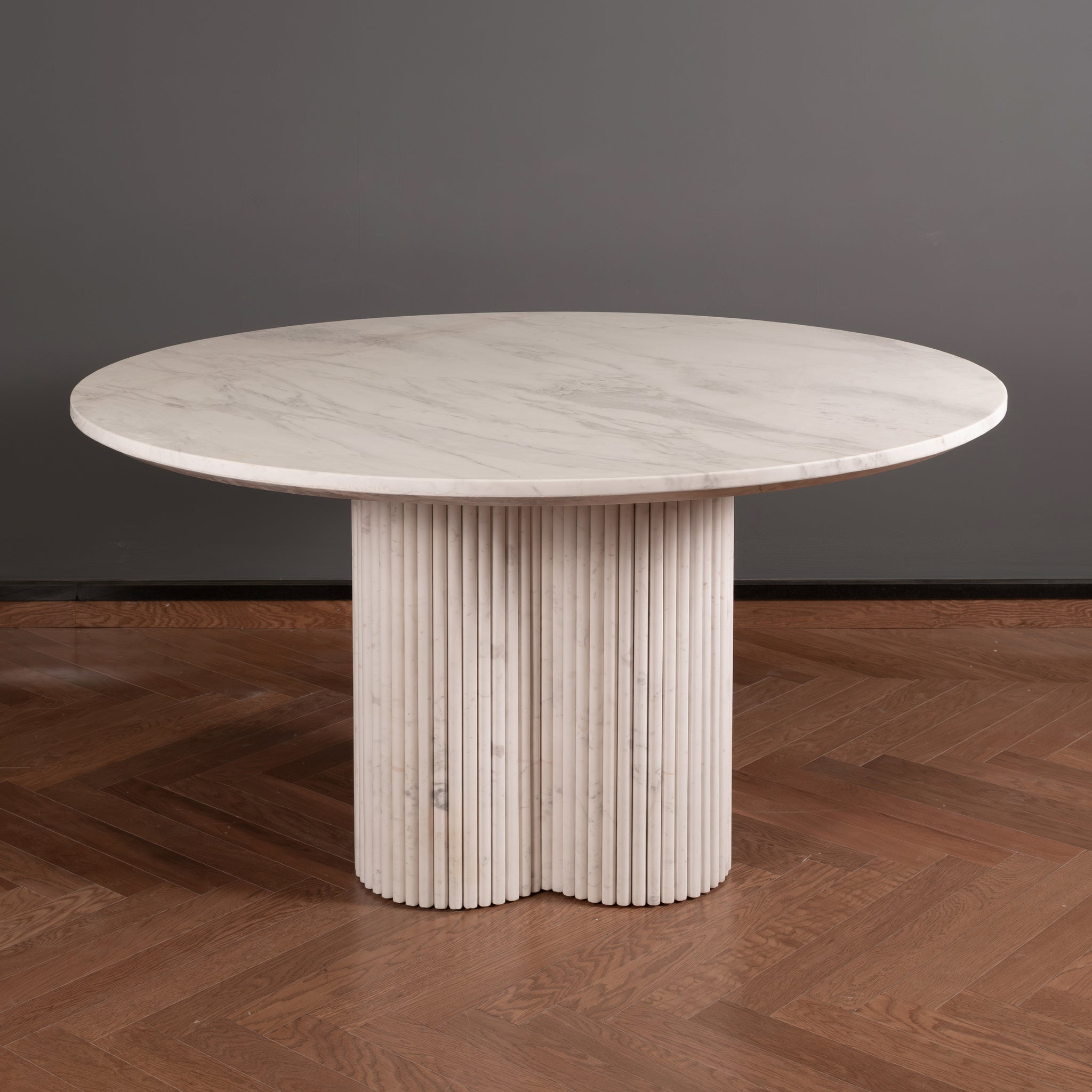 Celeste White Marble Dining