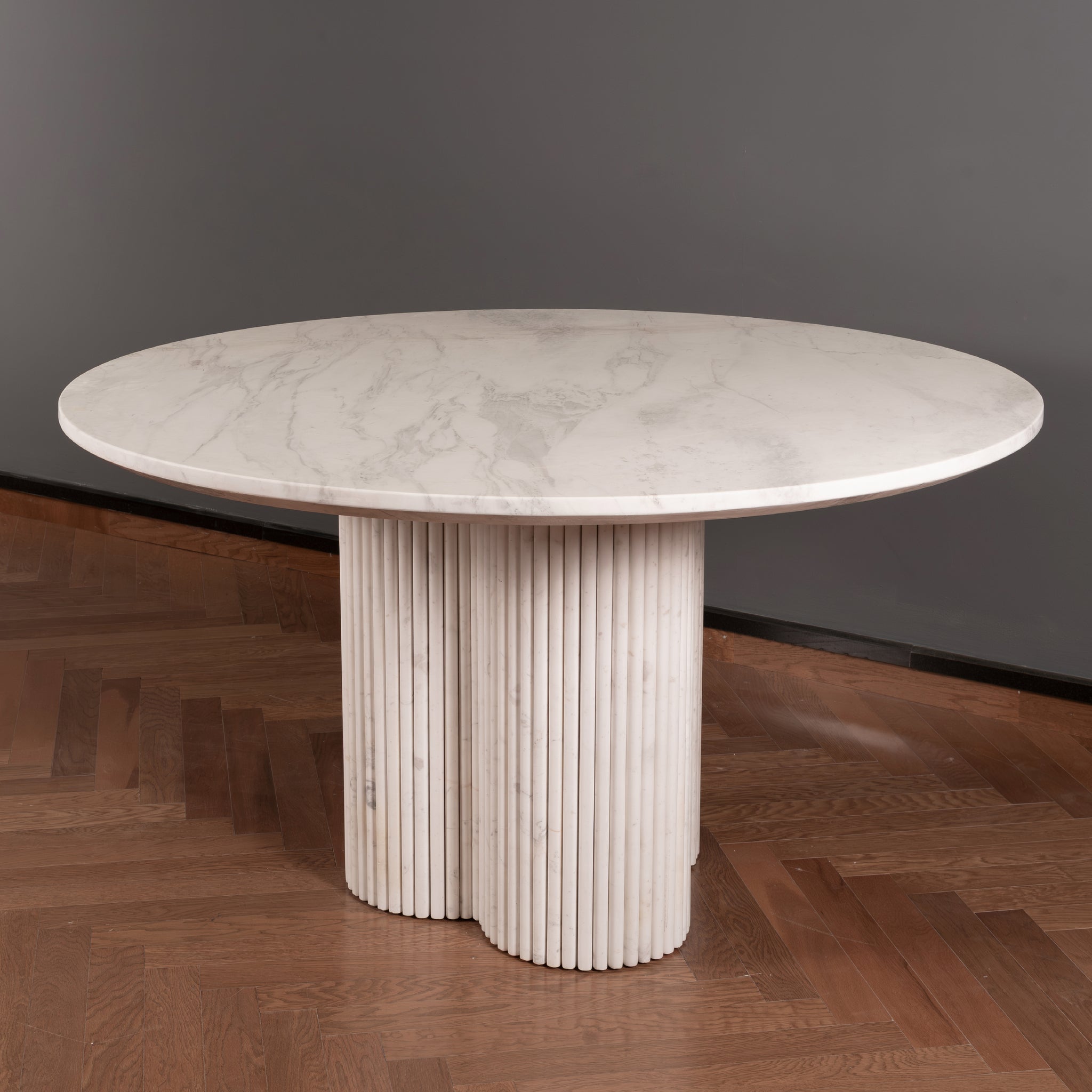 Celeste White Marble Dining