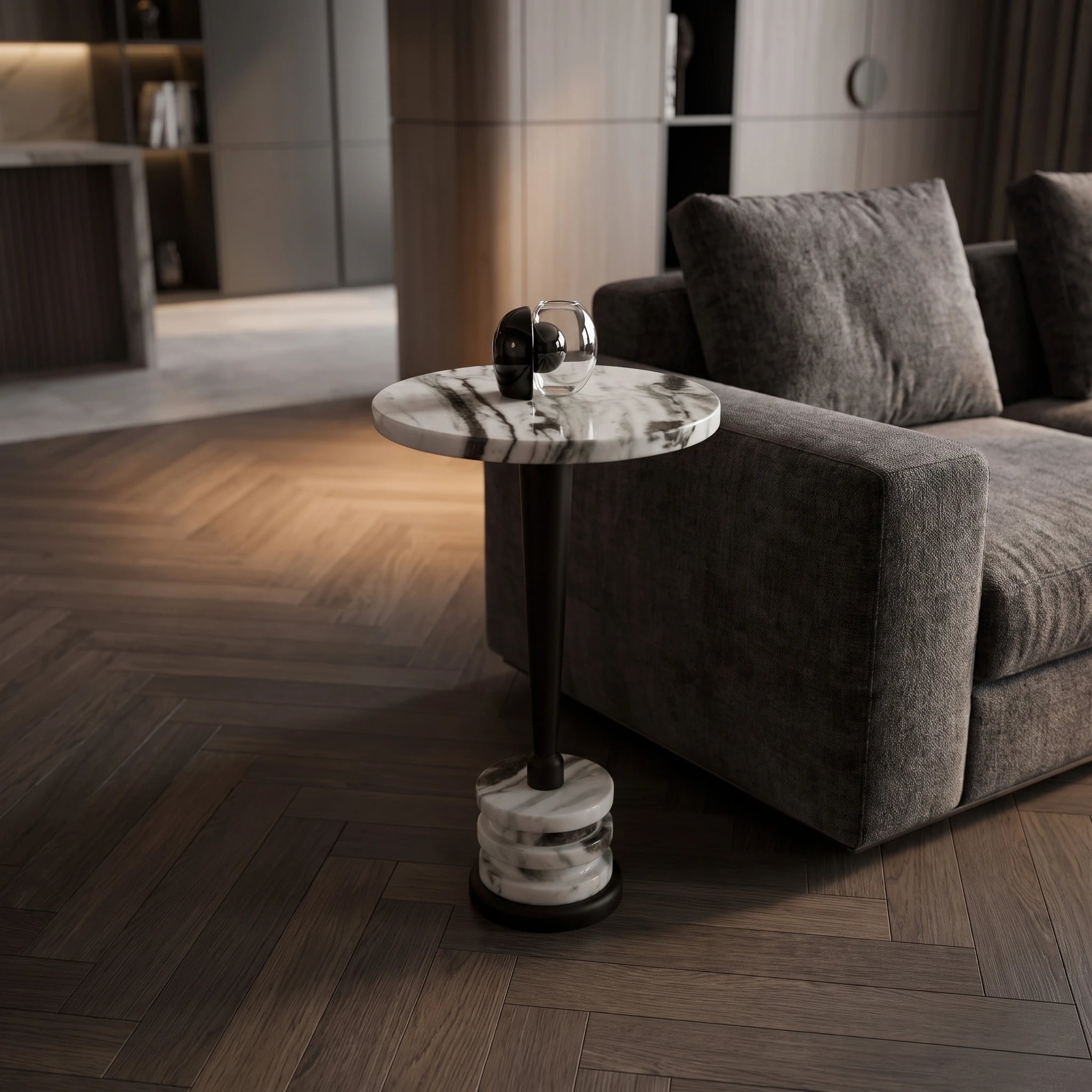 Corce Round SideTable - B