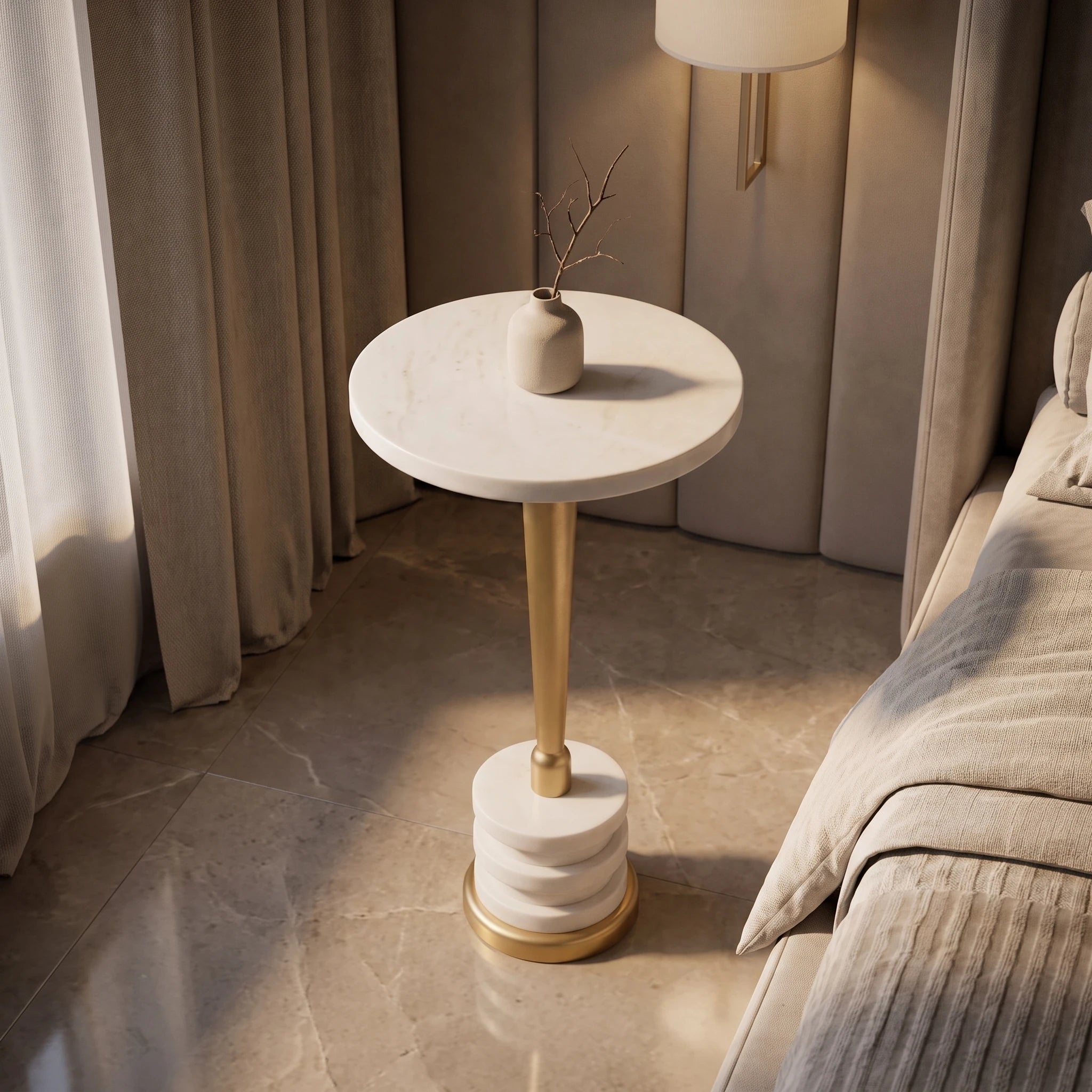Corce Round SideTable - B
