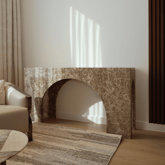 Office Console Table | White, Grey & Black Marble Options | Beige ...