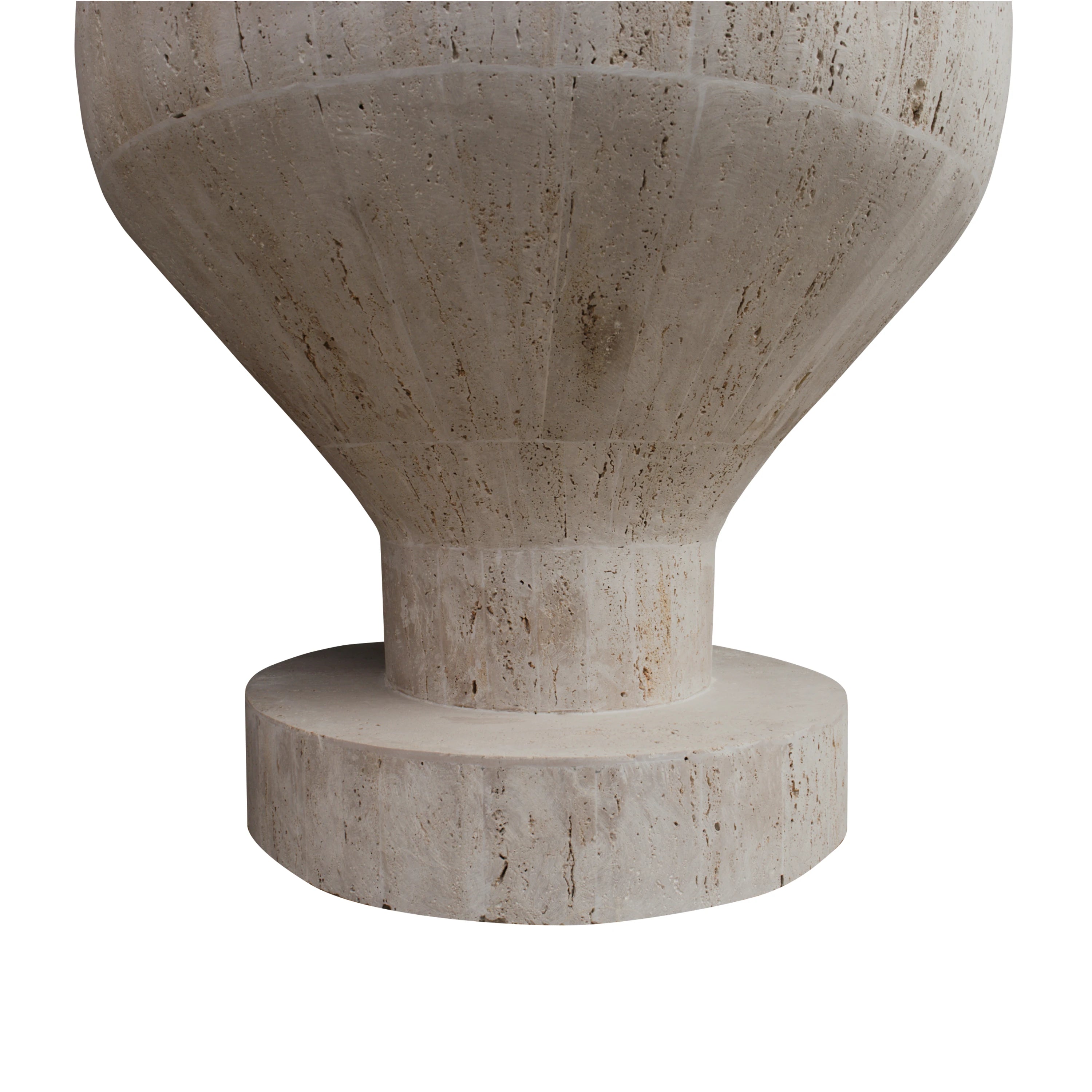 Luna Travertine Vase