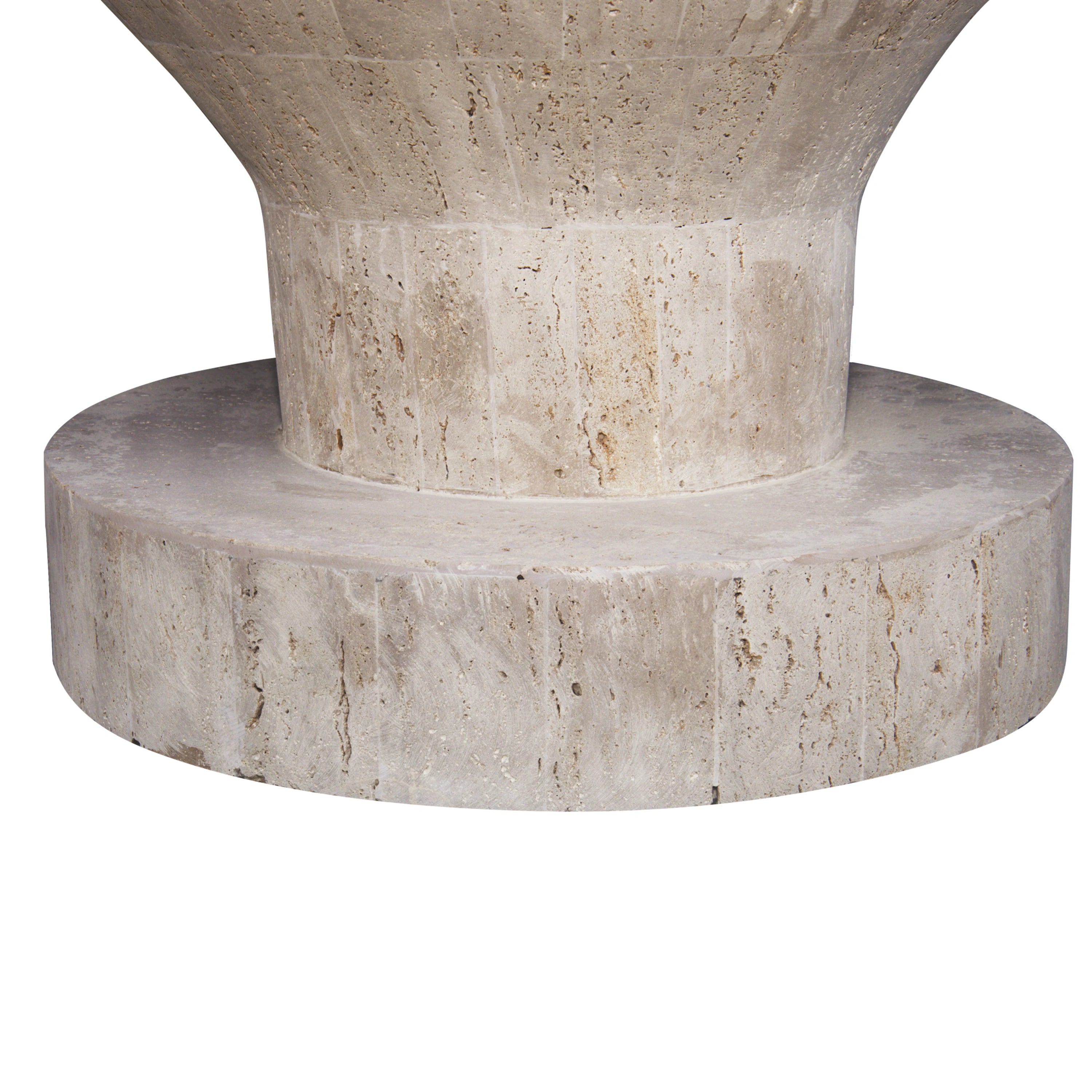 Luna Travertine Vase