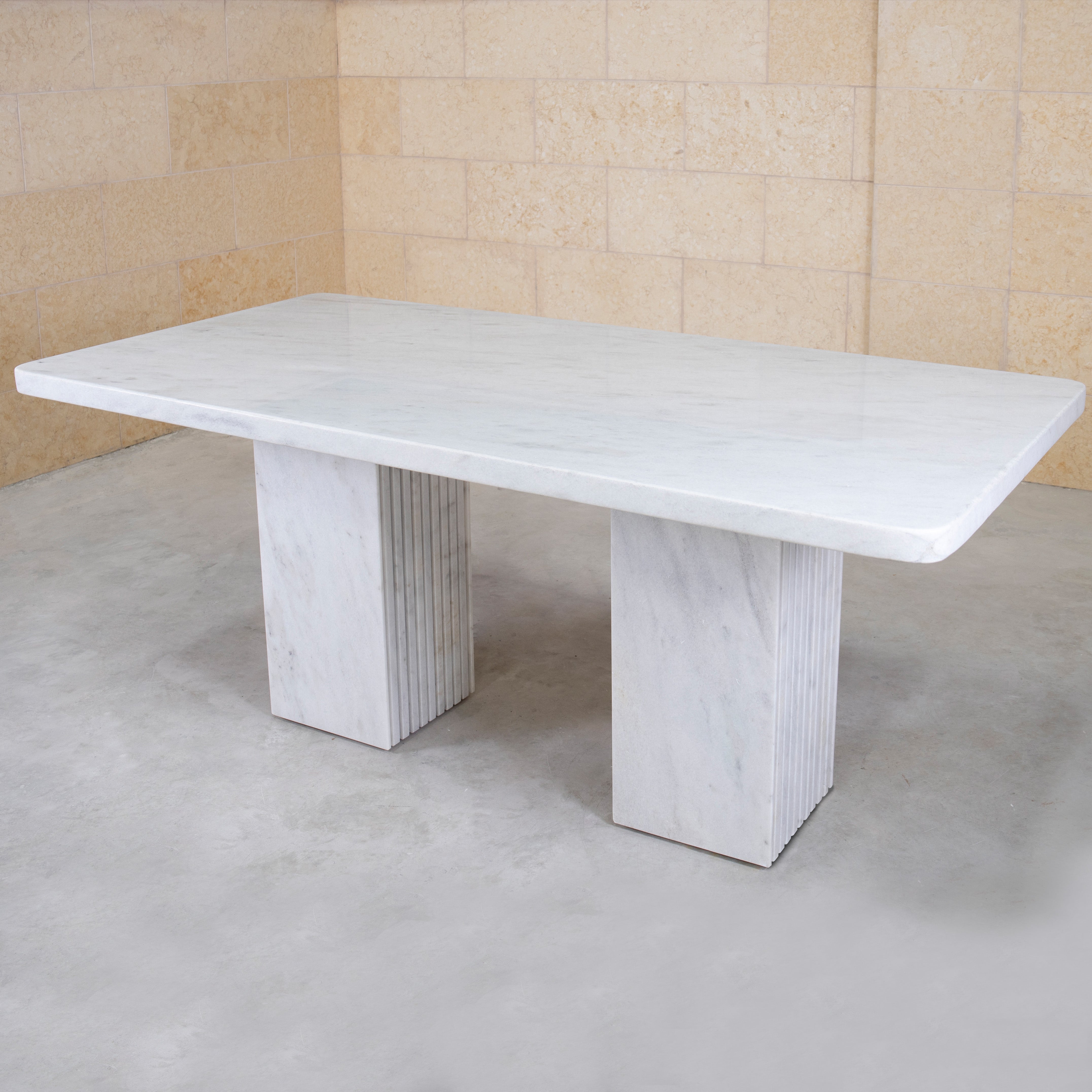 The Mugla White Dining Table