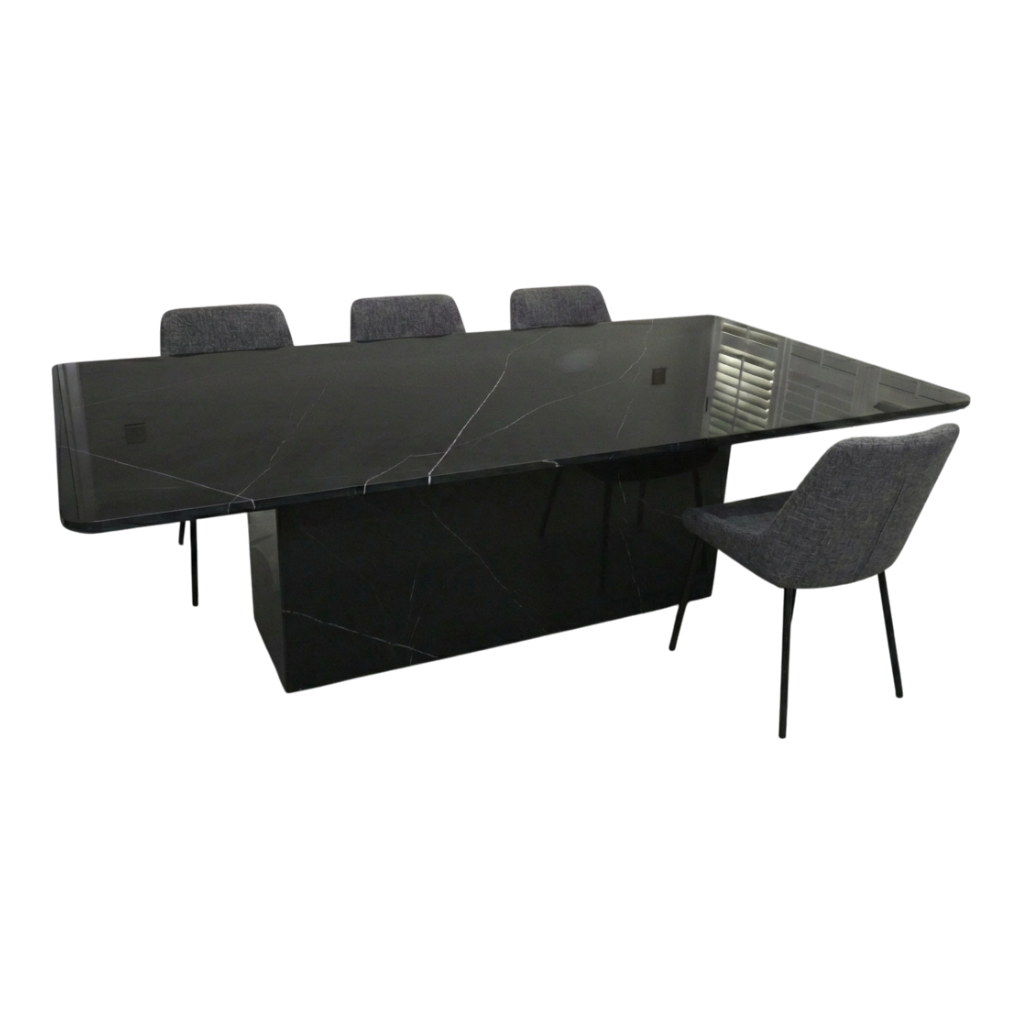 NERO VELUTO MARBLE DINING TABLE