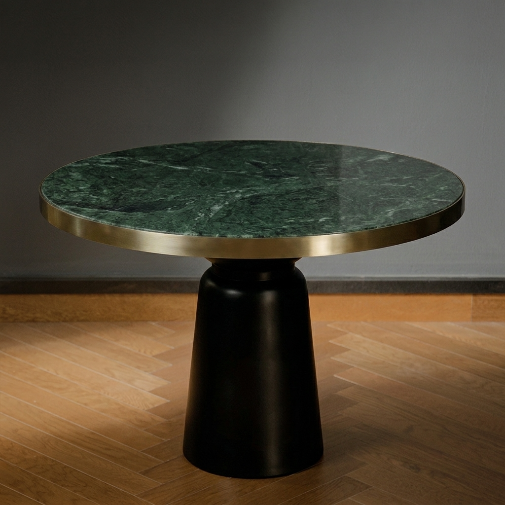 Noir Green Marble Dining Table