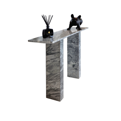 Nora Stan Grey Marble Console Table