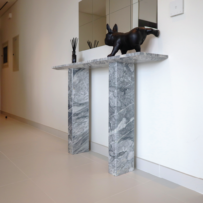 Nora Stan Grey Marble Console Table