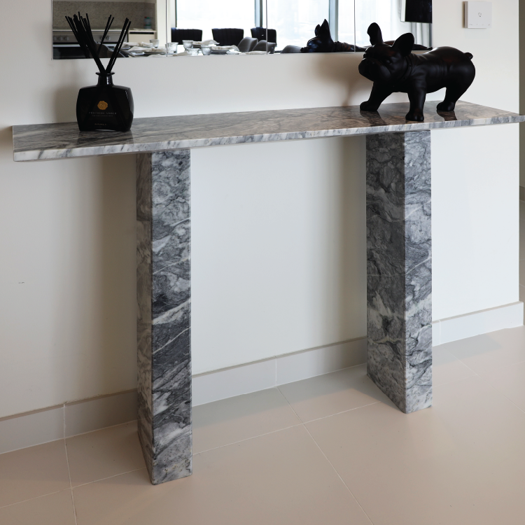 Nora Stan Grey Marble Console Table