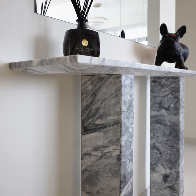 Nora Stan Grey Marble Console Table