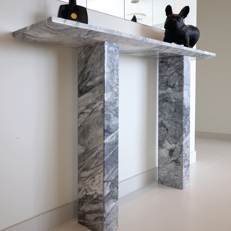 Nora Stan Grey Marble Console Table