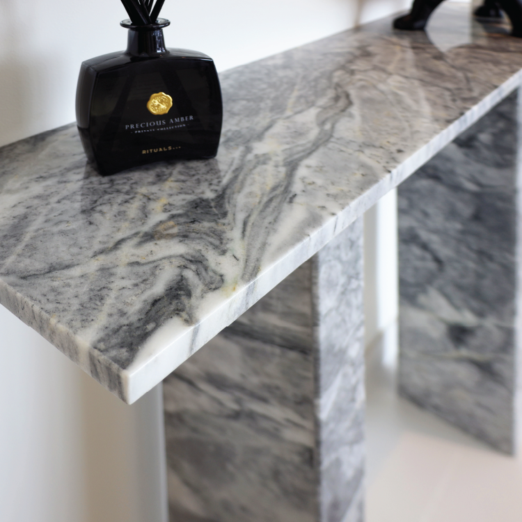 Nora Stan Grey Marble Console Table