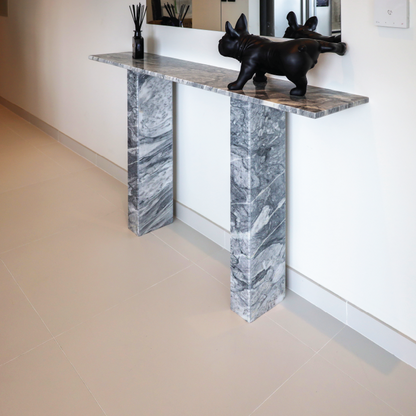 Nora Stan Grey Marble Console Table