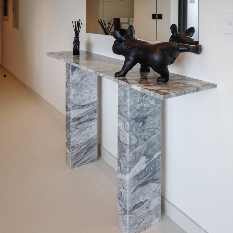 Nora Stan Grey Marble Console Table