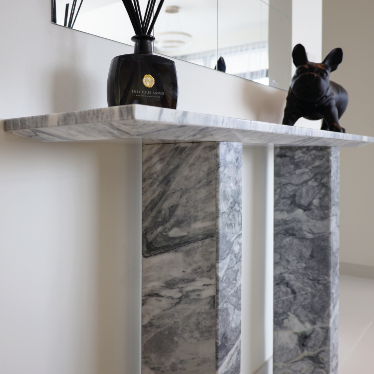 Nora Stan Grey Marble Console Table