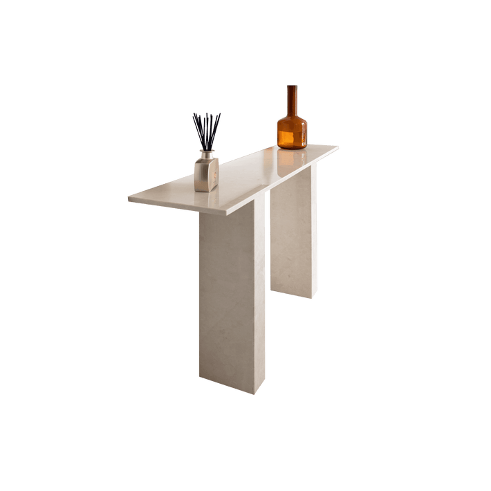 Office Console Table | White, Grey & Black Marble Options | Beige ...