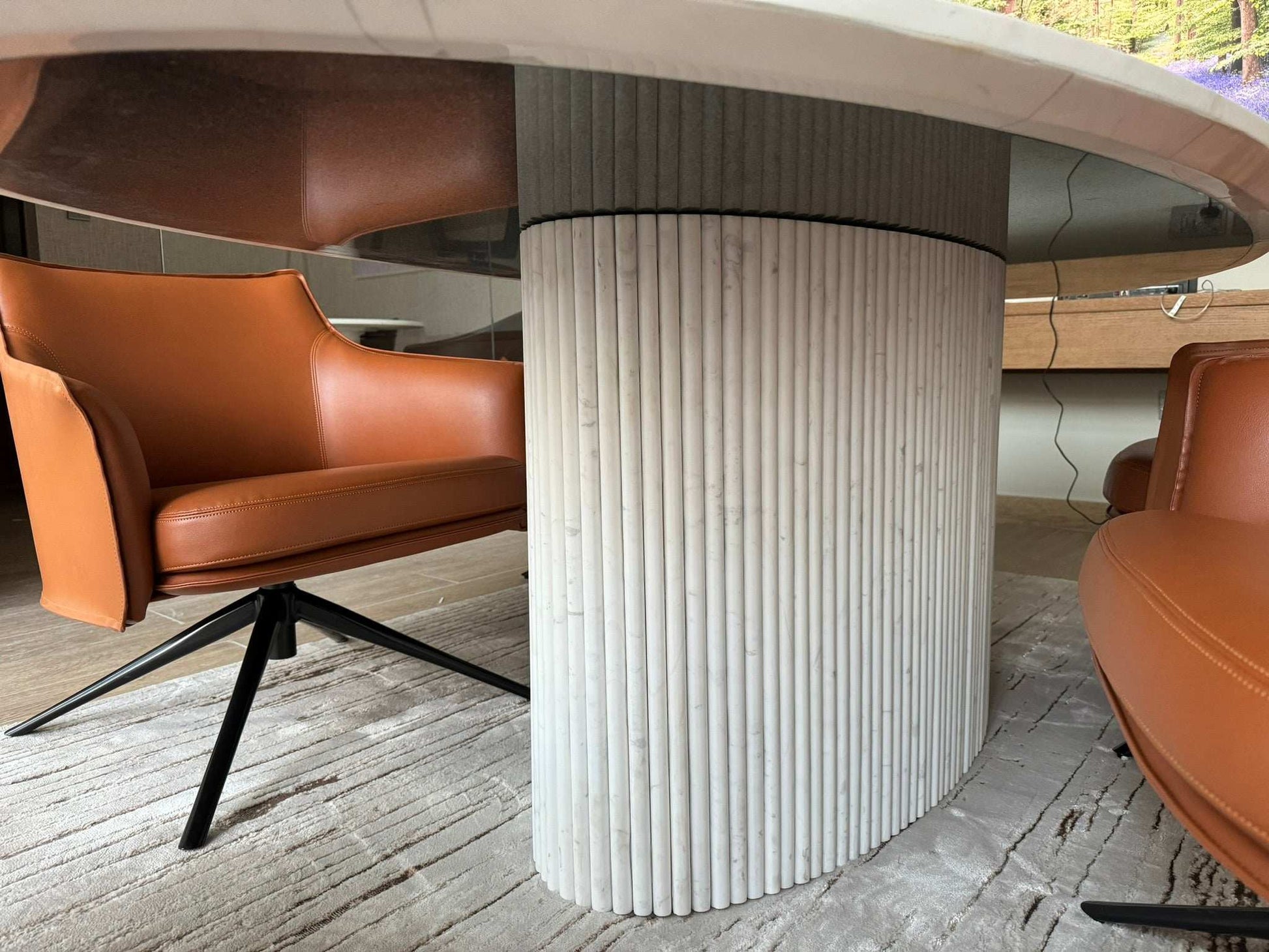 OVALO OFFICE TABLE - Marbeya Charm