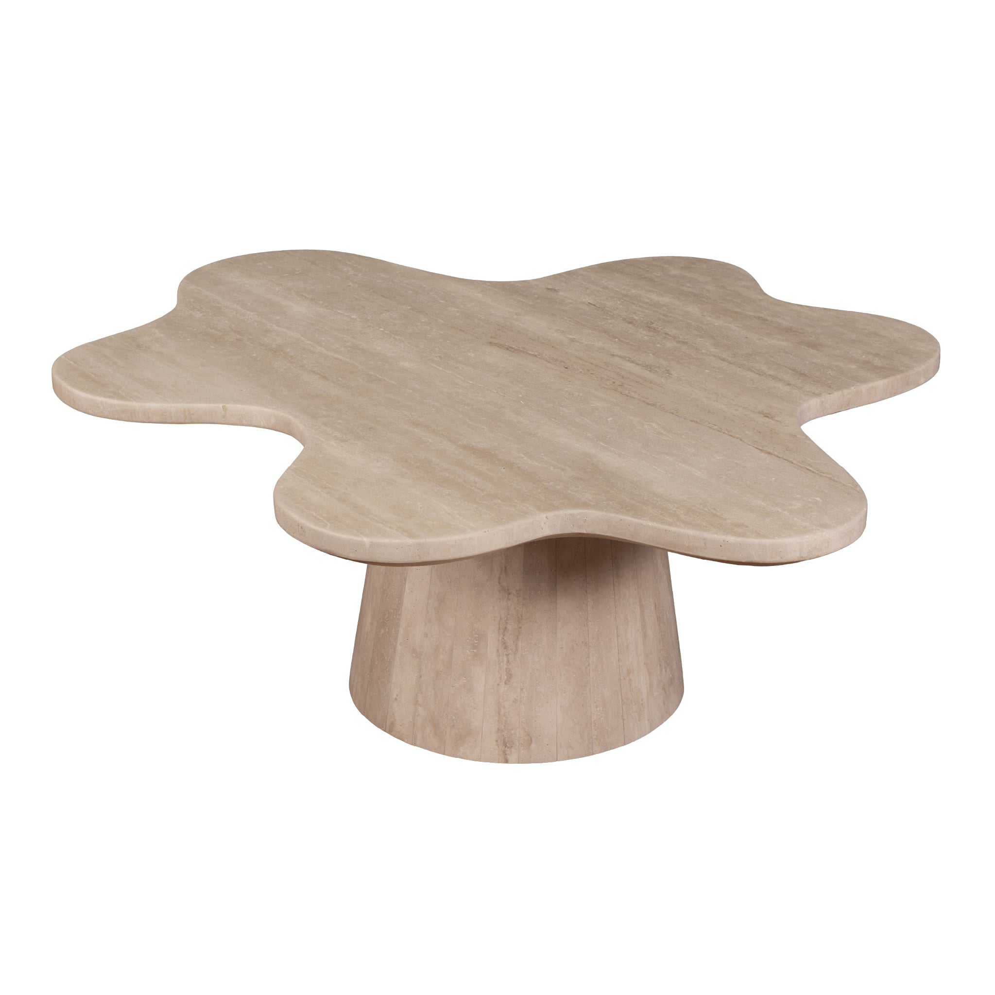 Petalo Travertine Coffee Table