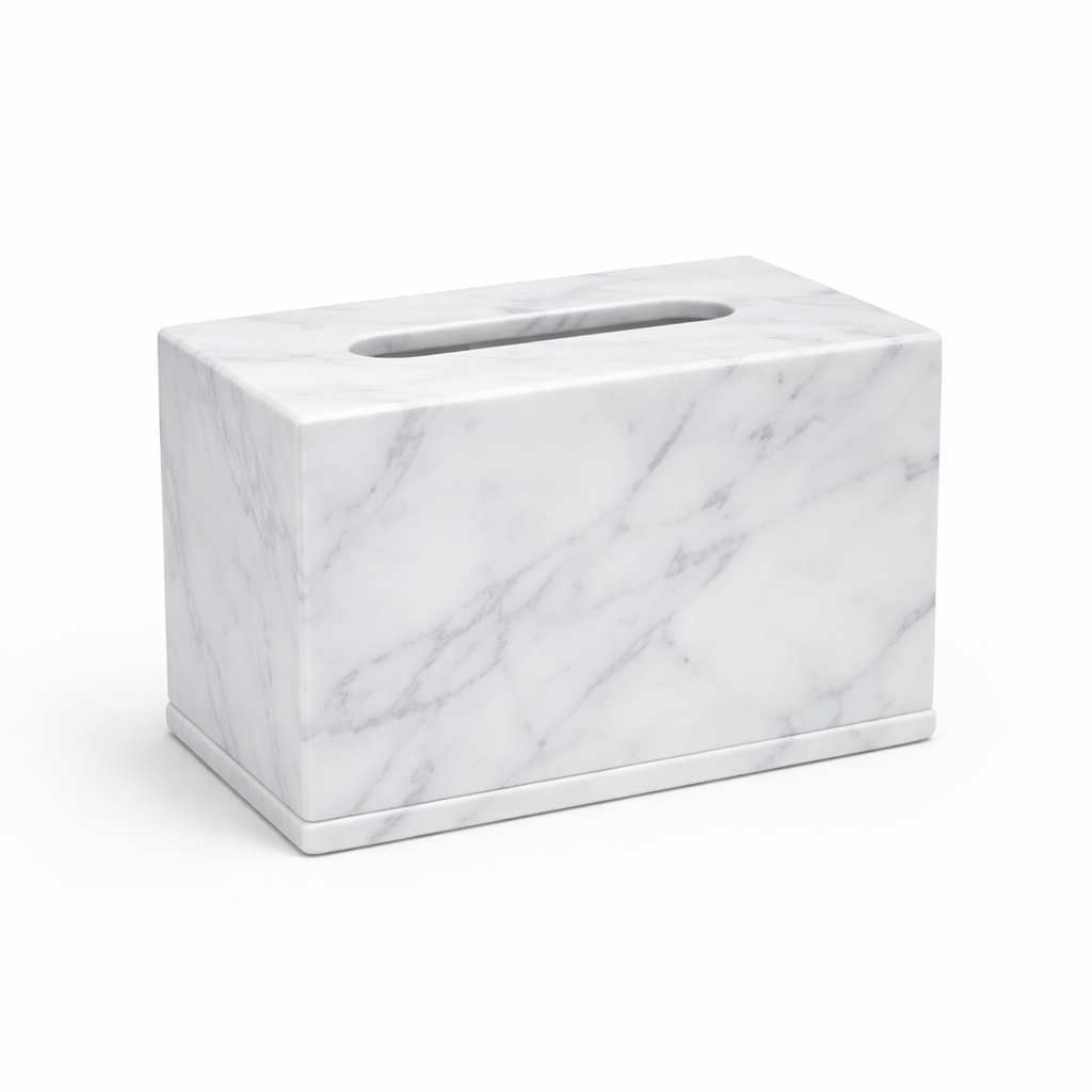 Rectangular Marble Tissue Box