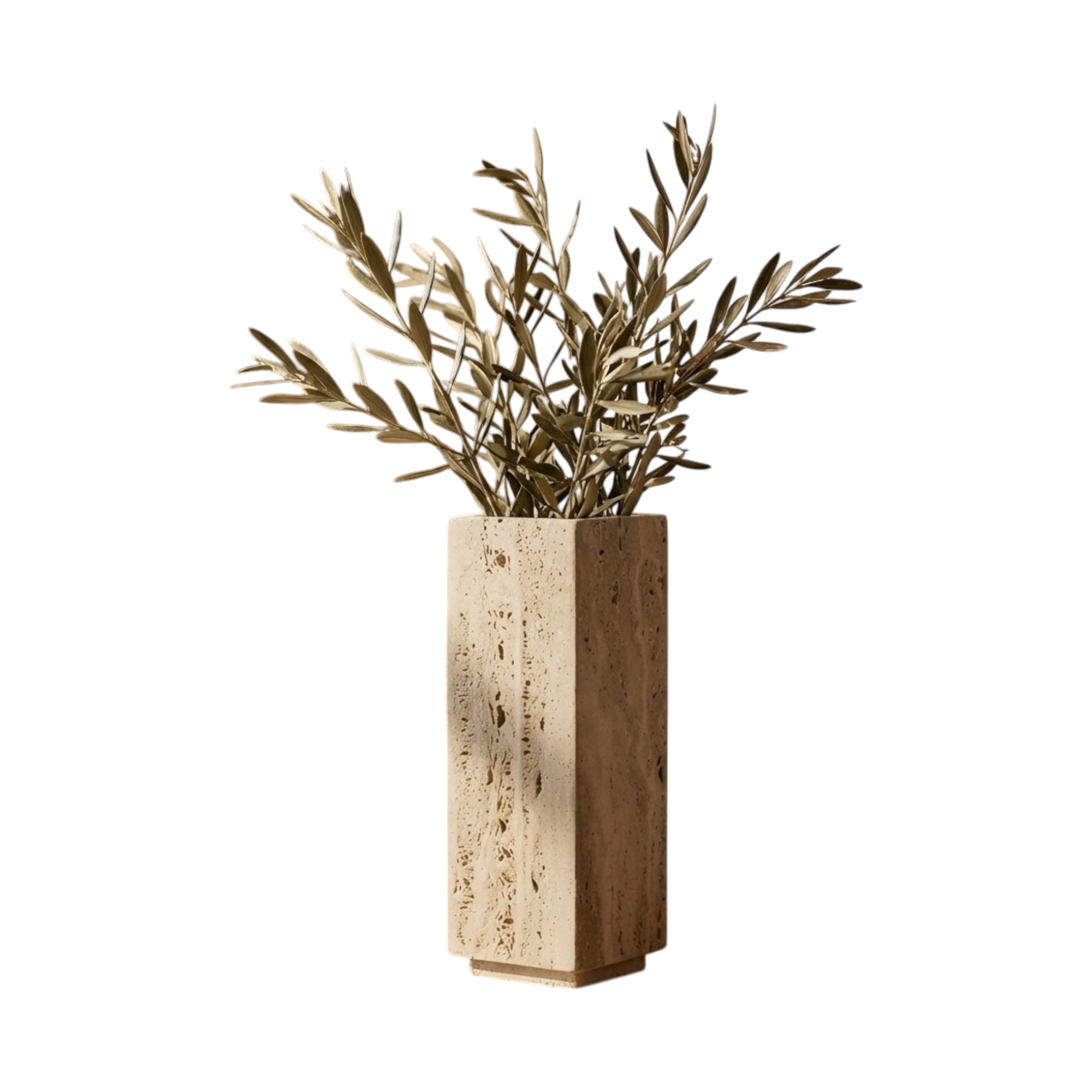 Riva Travertine Vase