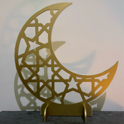 LED-Lit Wooden Ramadan Hilal