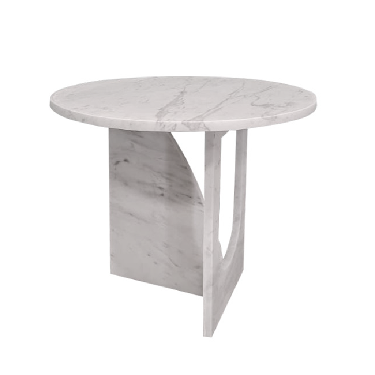 RITZ SIDE TABLE-WHITE