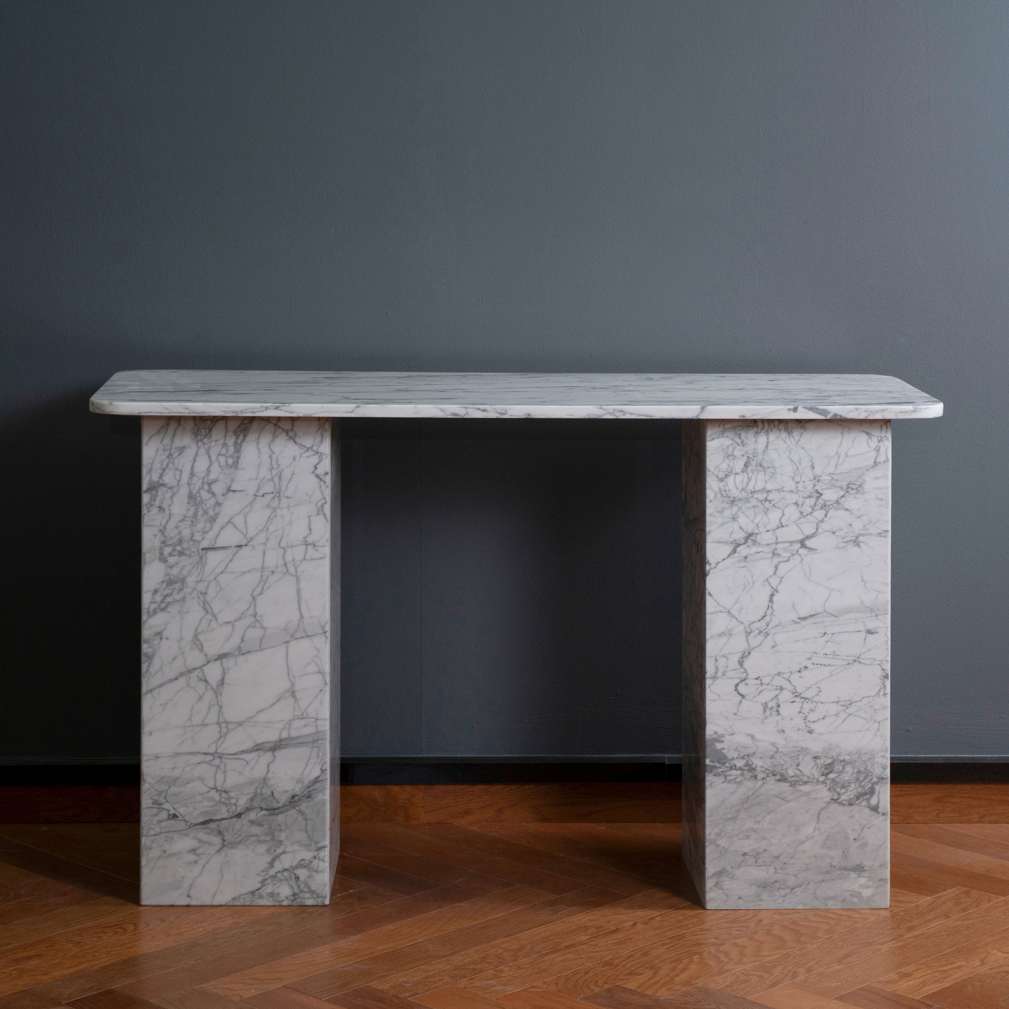 Sierra Grey Marble Console Table