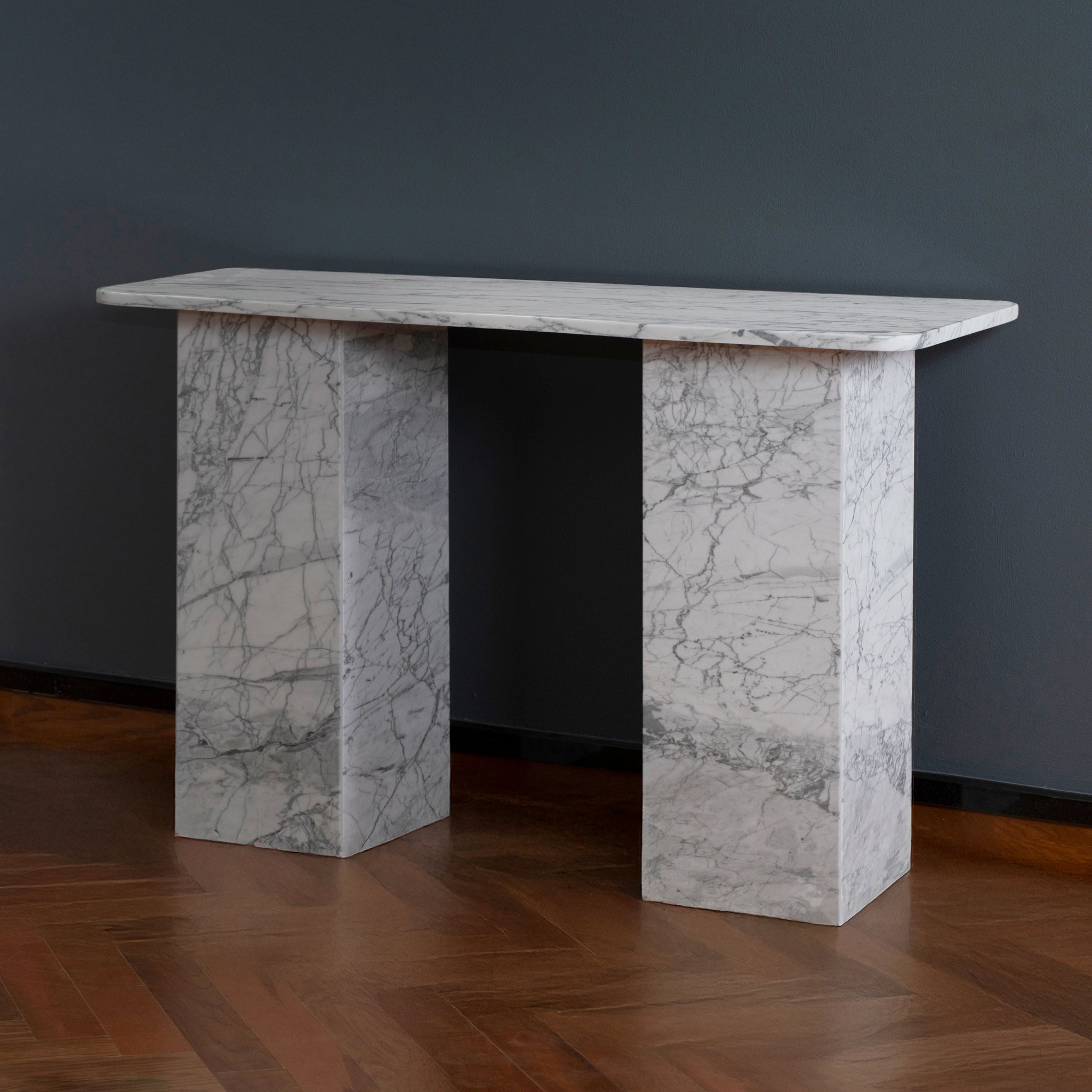 Sierra Grey Marble Console Table