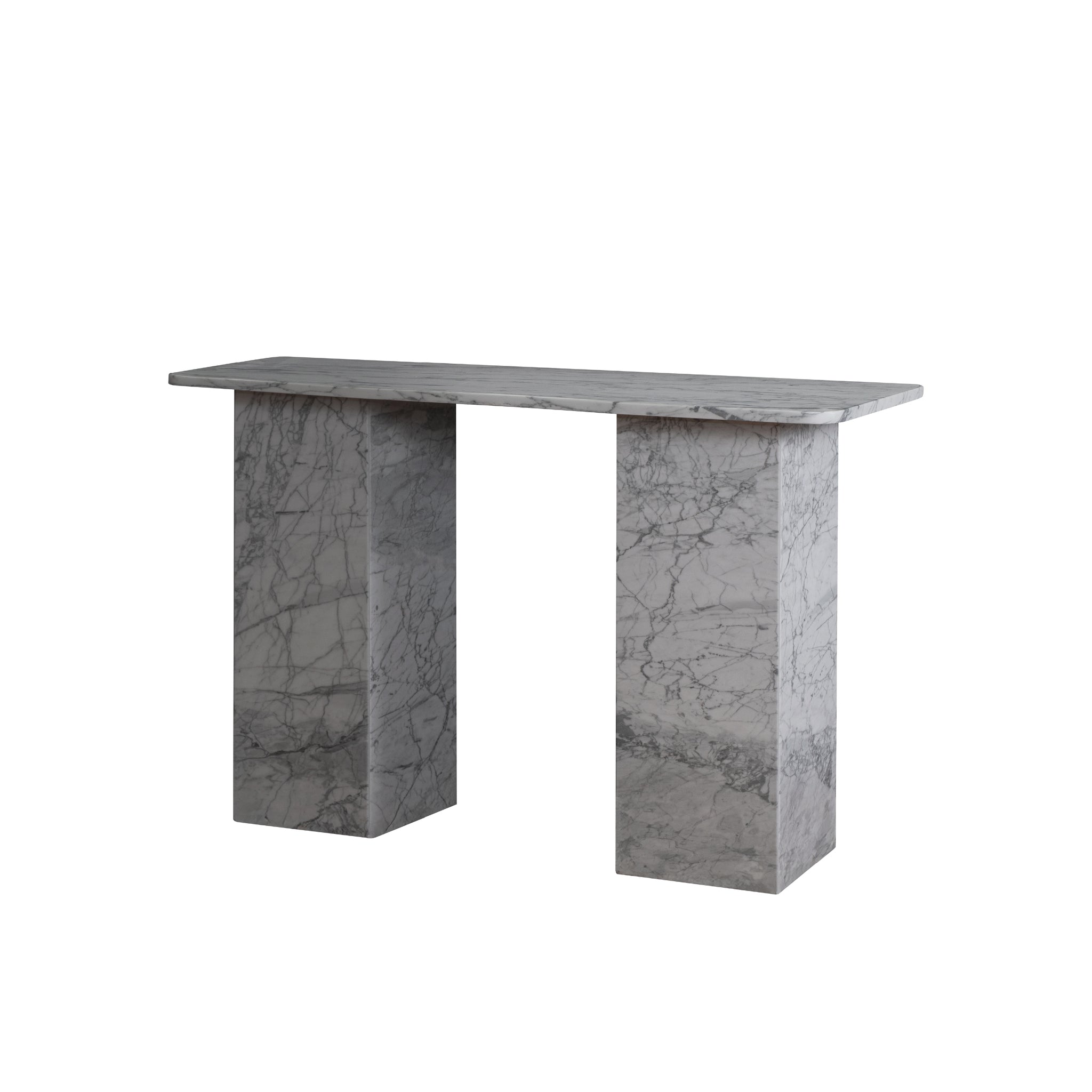 Sierra Grey Marble Console Table
