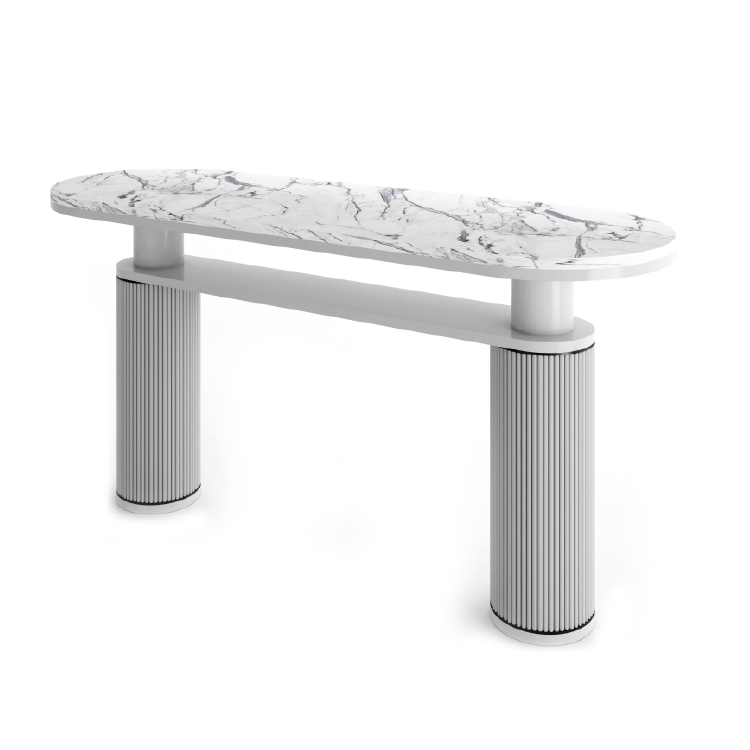 SLIMA CONSOLE TABLE - WHITE