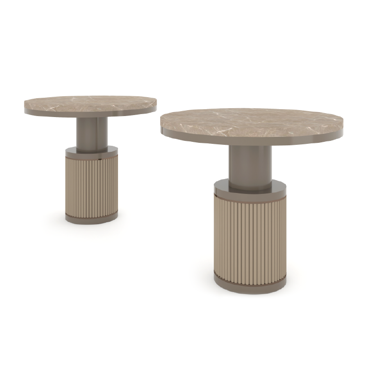 SLIMA SIDE TABLE - BEIGE