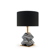 TRIANGLA TABLE LAMP - AREBESCATO GREY MARBLE