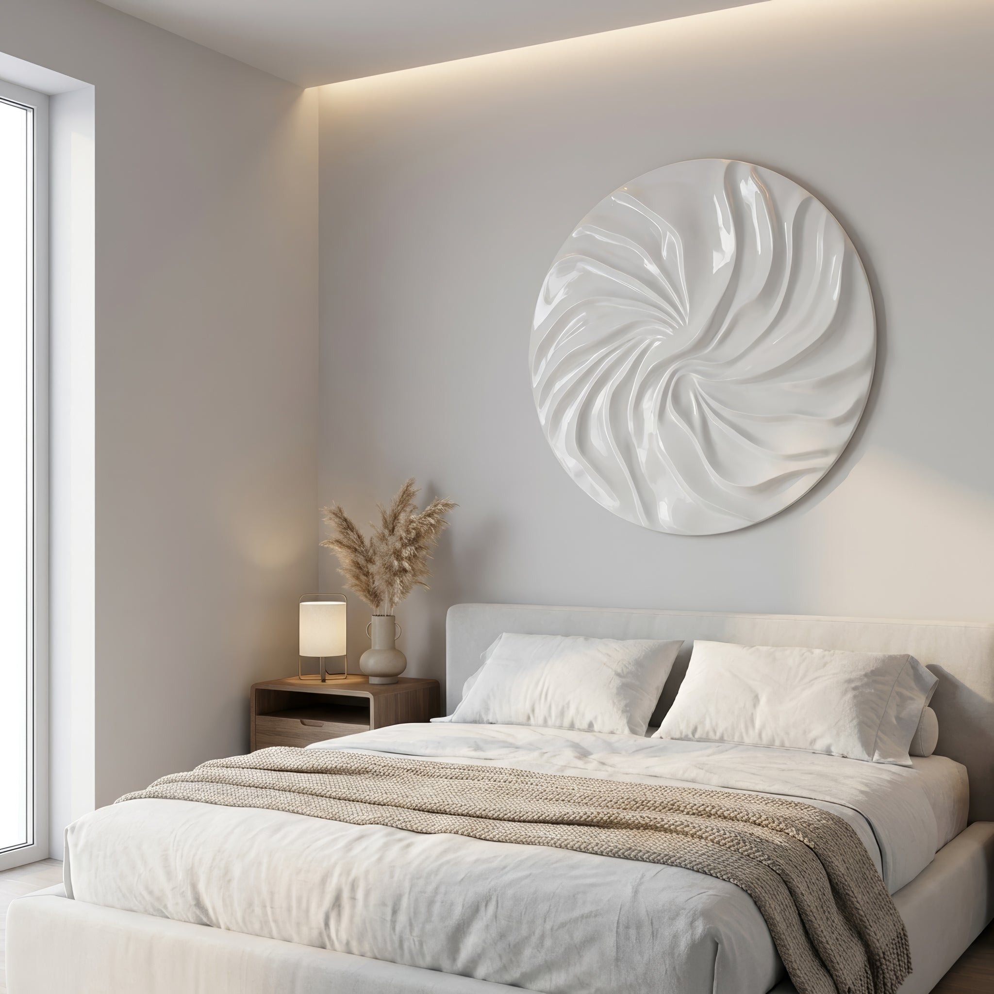 VELORA SWIRL WALL SCULPTURE