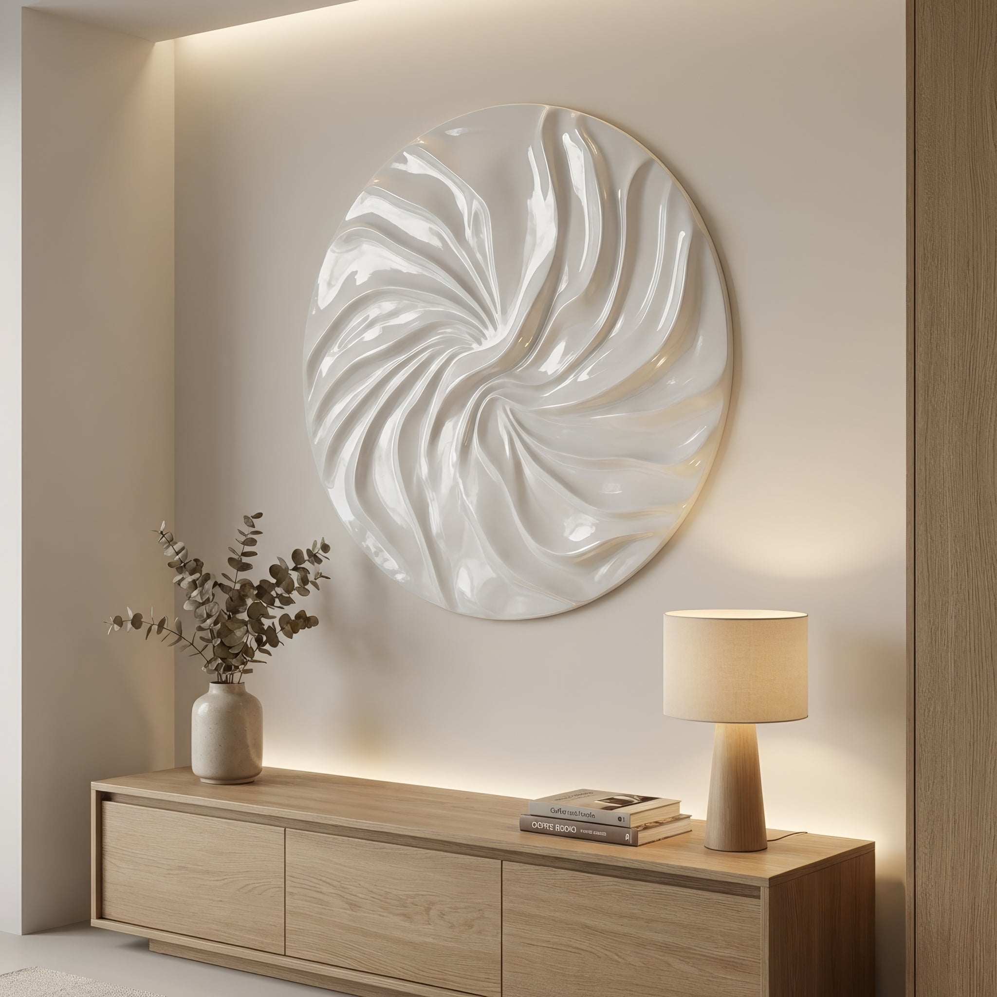VELORA SWIRL WALL SCULPTURE