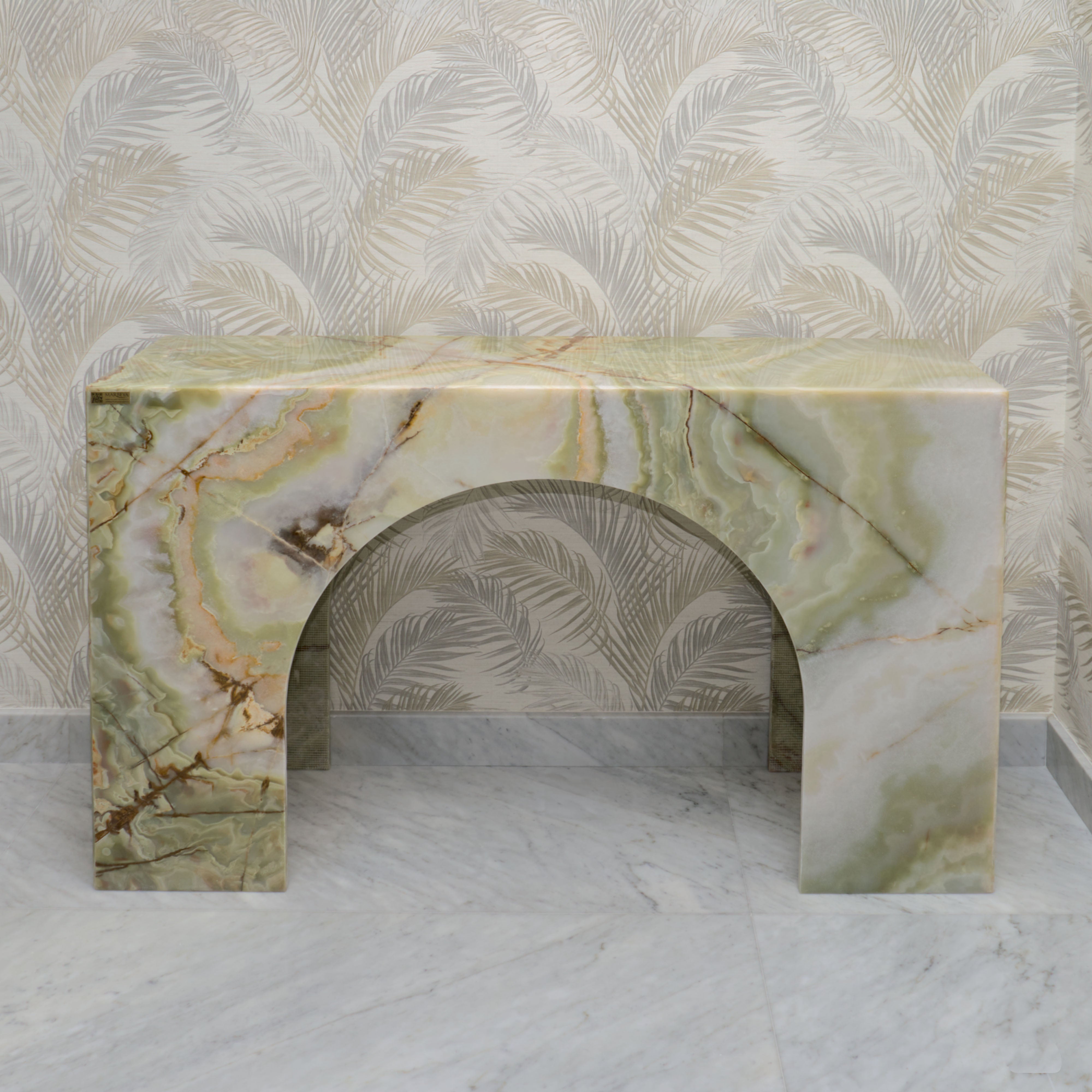 Valmere Onyx Console Table