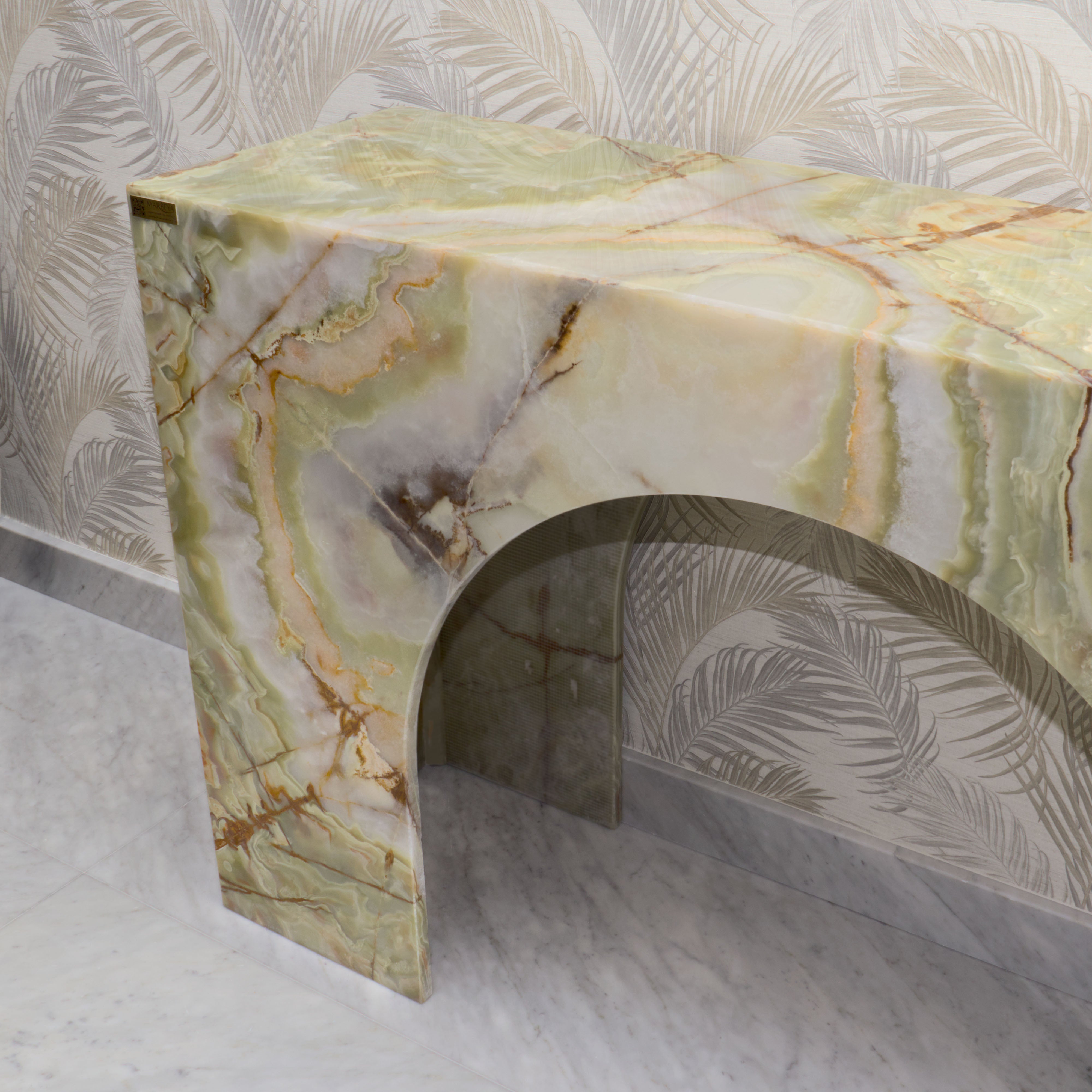 Valmere Onyx Console Table